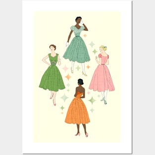 50's Fashion Posters and Art